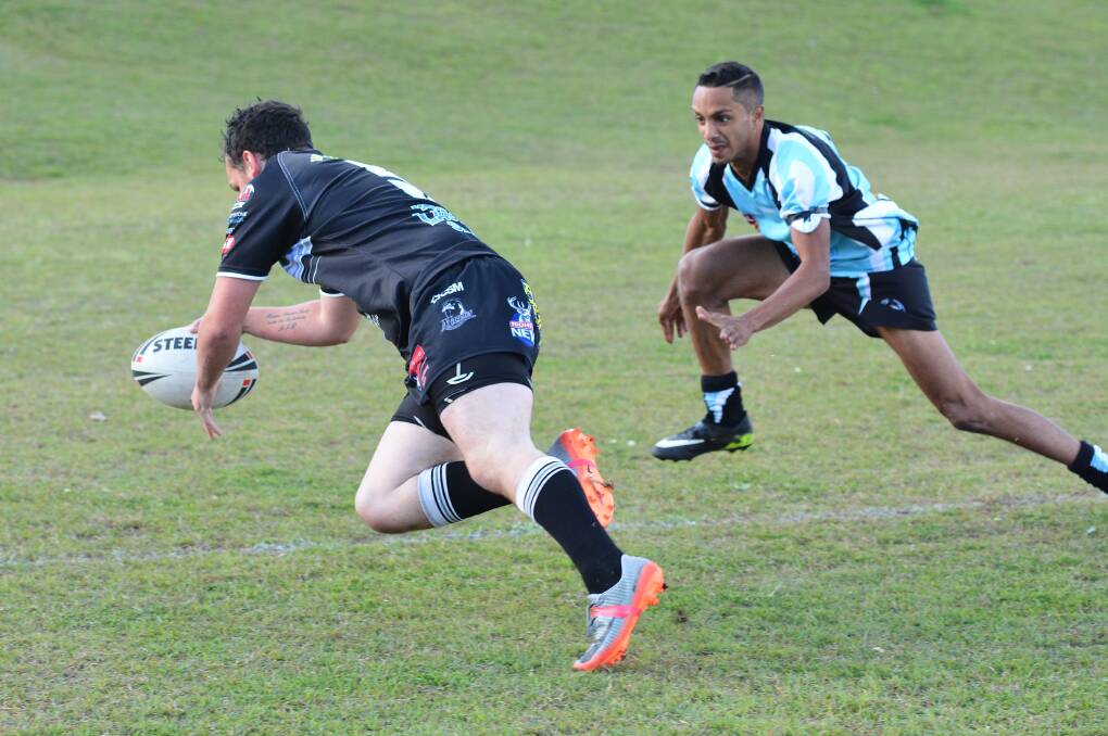Foes: Lower Macleay Magpies host the South West Rocks Marlins this Saturday at 2.30pm. Photo: Penny Tamblyn.