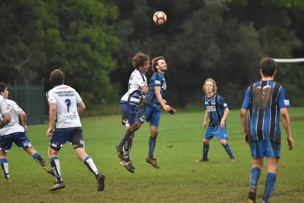 Competing: The Macleay Valley Rangers and Port Saints played out a draw in their top-of-the-table clash. Photo: Ivan Sajko.