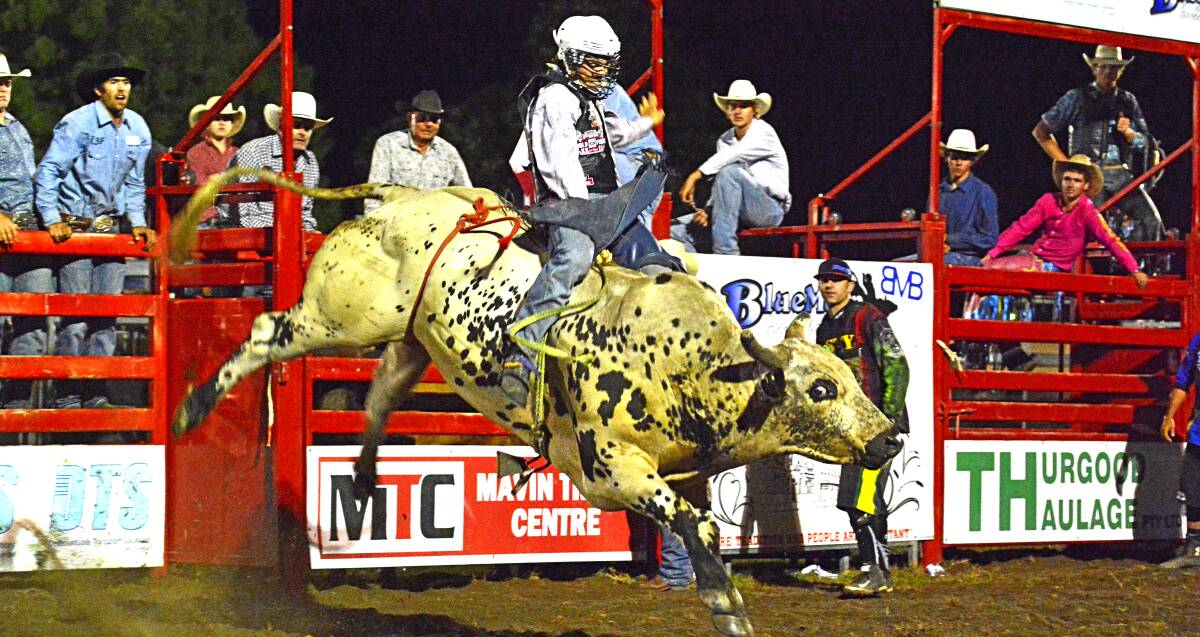 Riding for charity: The annual Blue Moon Bull-riding event is this Saturday and it has attracted Australia's best bull-riders to help raise money for Westpac Rescue Helicopter.