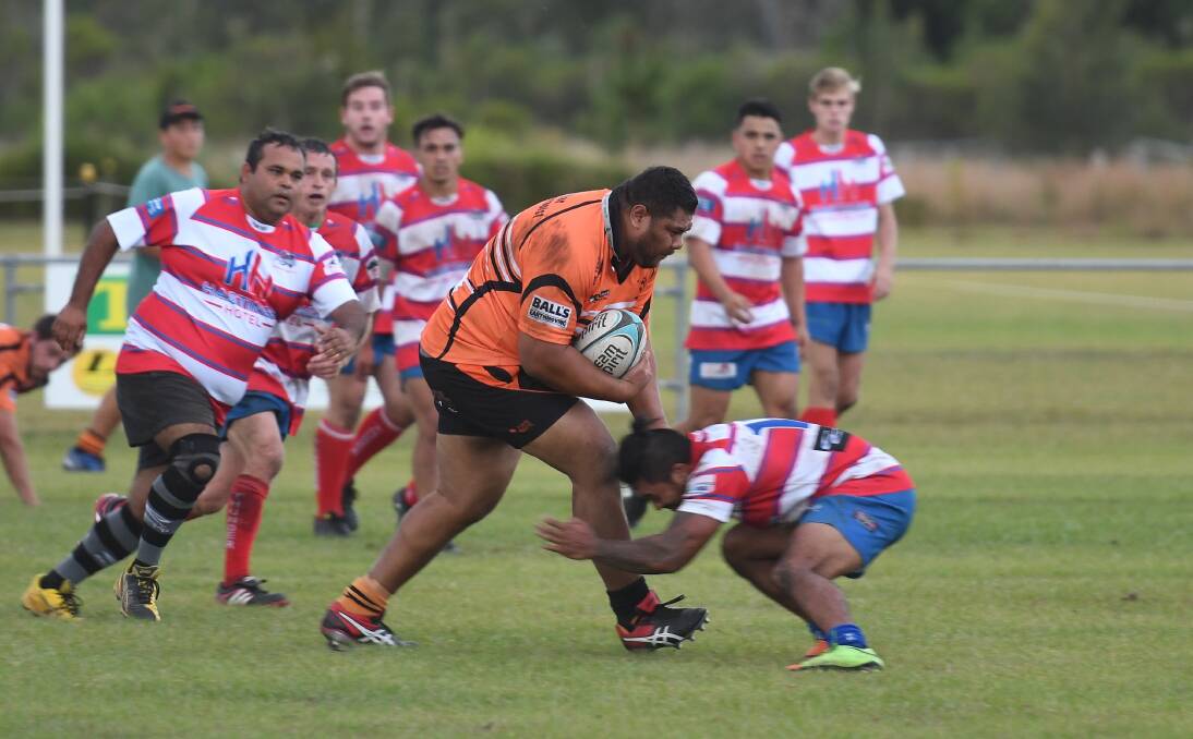 Injury: Tasi Afoa's season has come to a premature end due to an ongoing achilles. Photo: Penny Tamblyn.