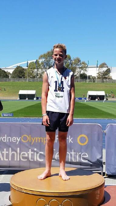 First in the state: Kempsey Adventist School’s Carson Hudson won a gold medal at the NSW All Schools competition. Photo: Supplied.