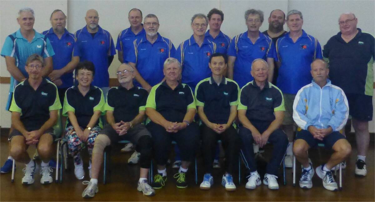 Friendly competition: Kempsey Macleay RSL Table Tennis Club lost by one margin against Taree Table Tennis Club. Photo: Supplied.