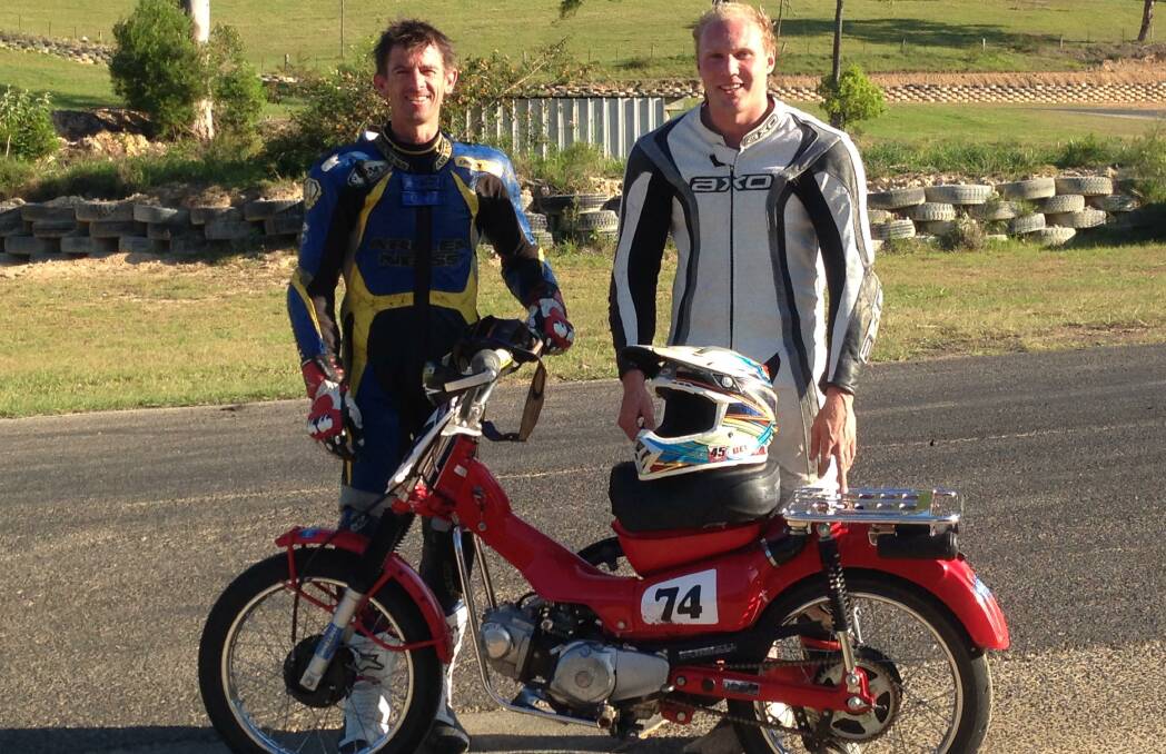Kempsey's Michael Booth and Frank Ryan will compete at this weekend's Australian Postie Bike Grand Prix held in Cessnock with 72 teams expected to compete.