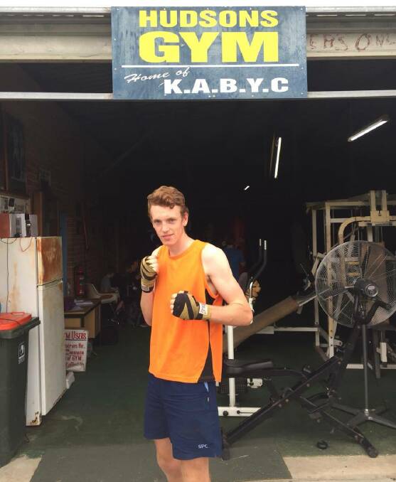 Lewis Lennon trains out of Hudsons Gym in Kempsey and has won his third fight.