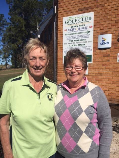 The latest Frederickton Golf Club ladies winner and runner-up. 