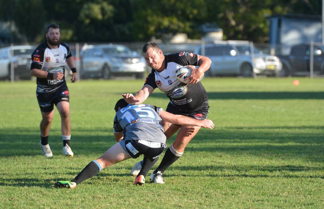 Contact: The Lower Macleay Magpies host the Port Macquarie Lake Cathie Boardriders on Saturday. Photo: Penny Tamblyn.
