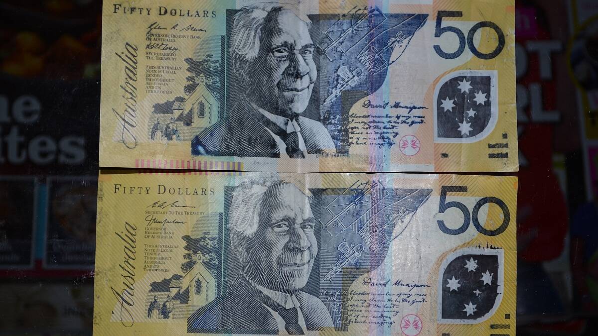 The counterfeit $50 notes