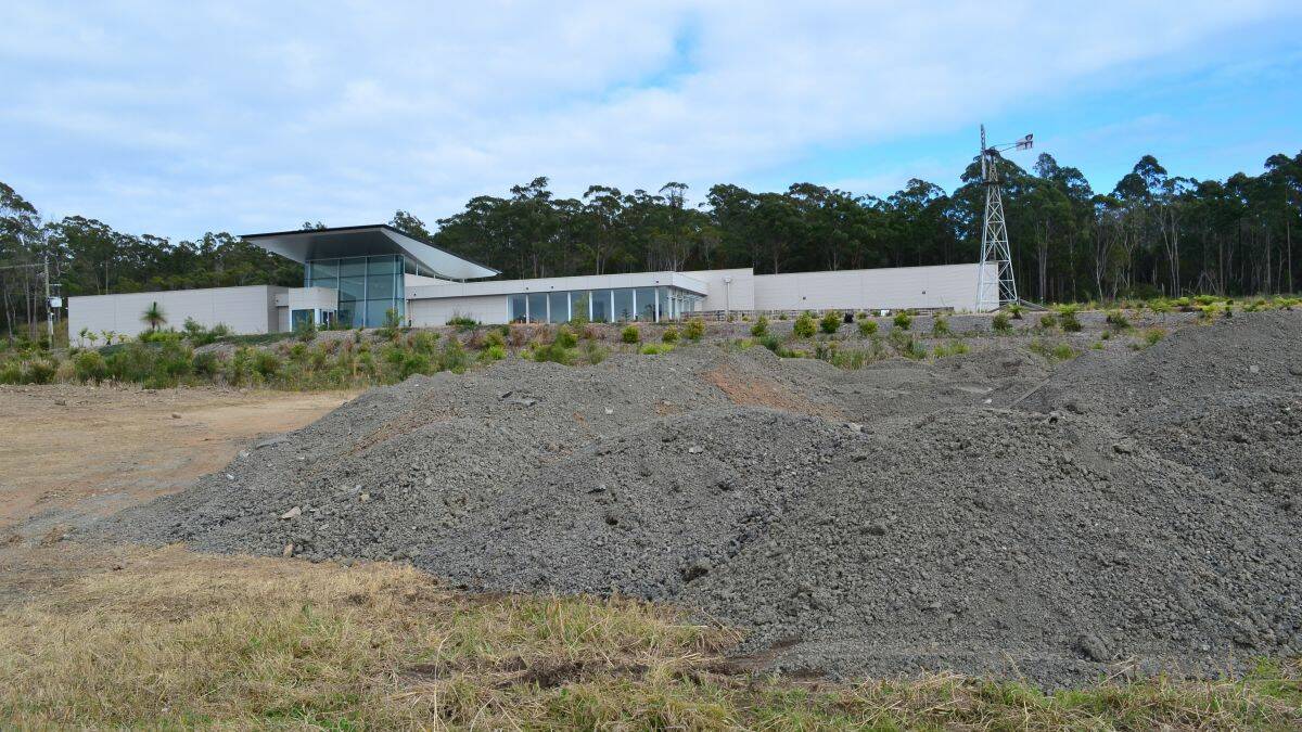 Another step closer: work to stockpile gravel and fill to be used in the construction of a driveway looks set to accelerate the opening of the Slim Dusty Centre 