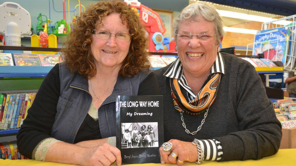Important work: writer Carma Eckersley and supporter Judy Blomfield were instrumental in having Betty Mumbler’s book published, and have been overwhelmed by the response