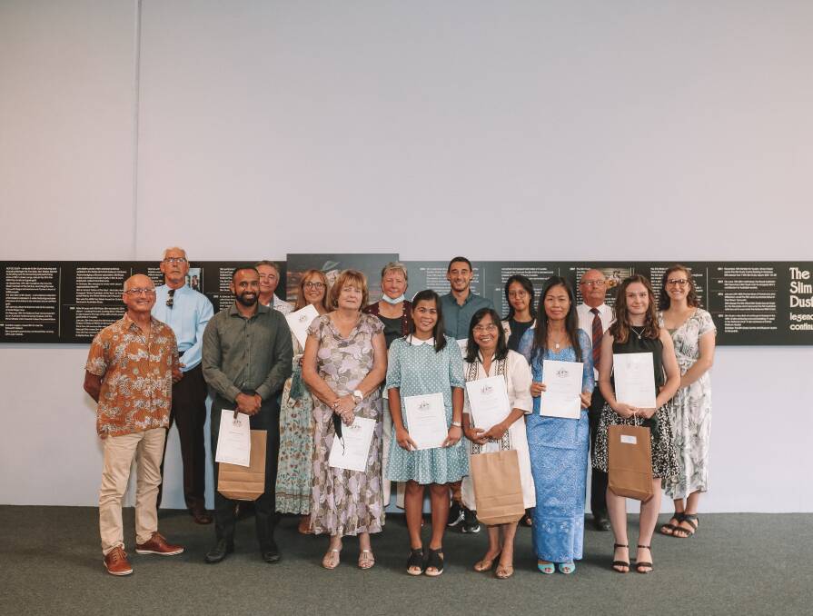The new Australian citizens. Photos by Tia Duck. Supplied by Kempsey Shire Council