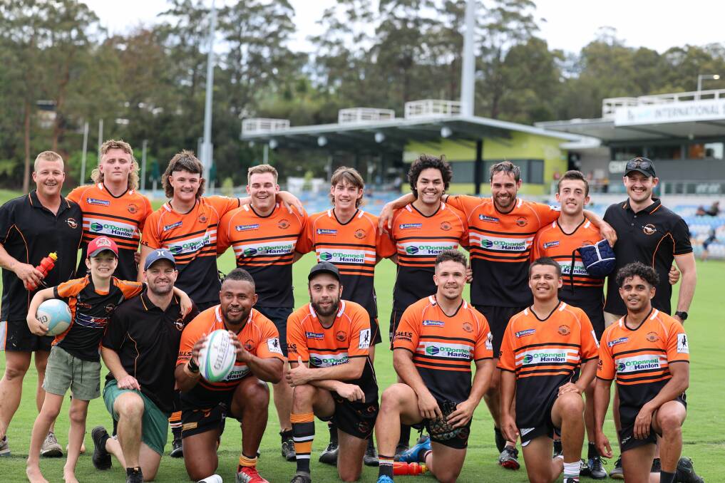 The Kempsey Cannonballs sevens team. Photo supplied 