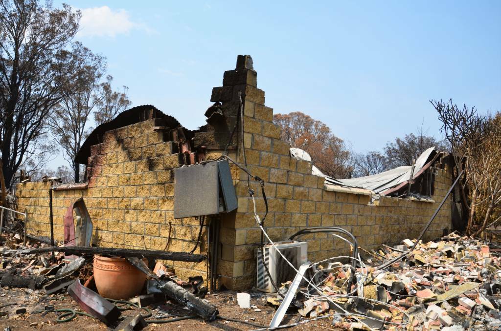 Terry and Jutta's home was destoryed by the blaze. Photo: Ruby Pascoe