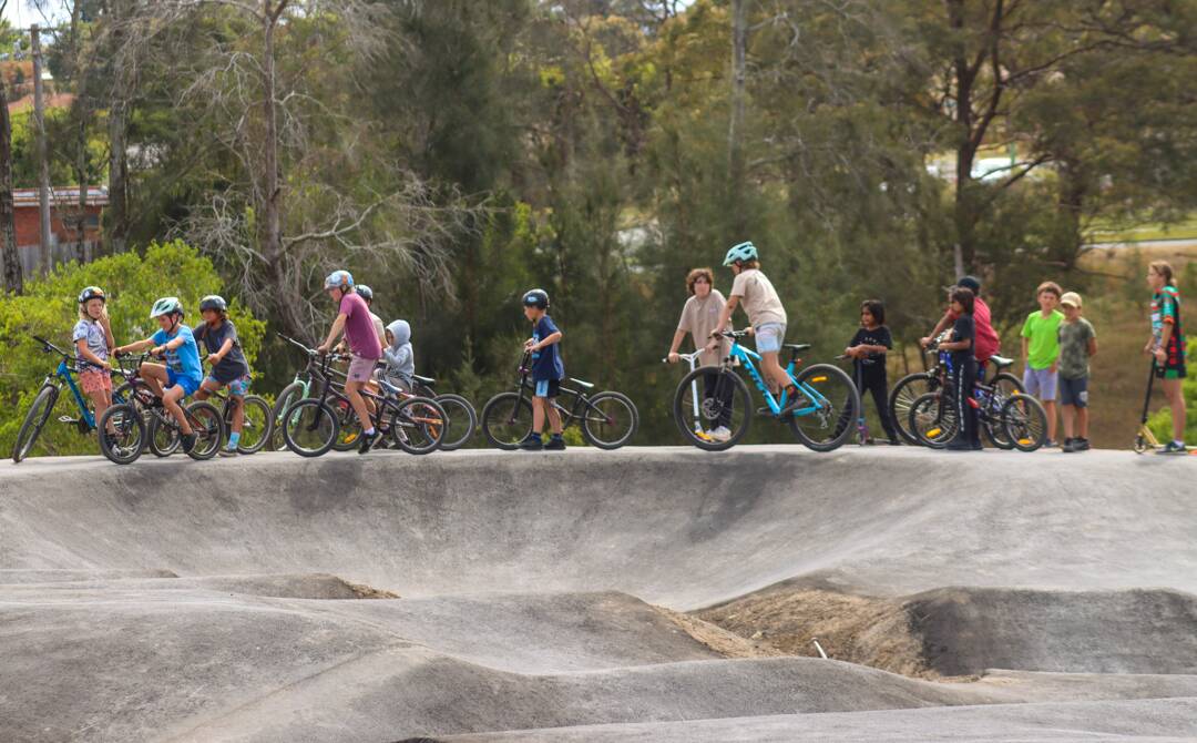 West Kempsey pump track. Photo supplied by Kempsey Shire Council 