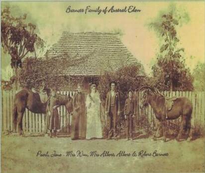 The Barnett Family at their estate in Austral Eden. Photo supplied by Charlie Barnett