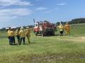 Kempsey and Nambucca officers doing drills. Photo: NSW Rural Fire Service 