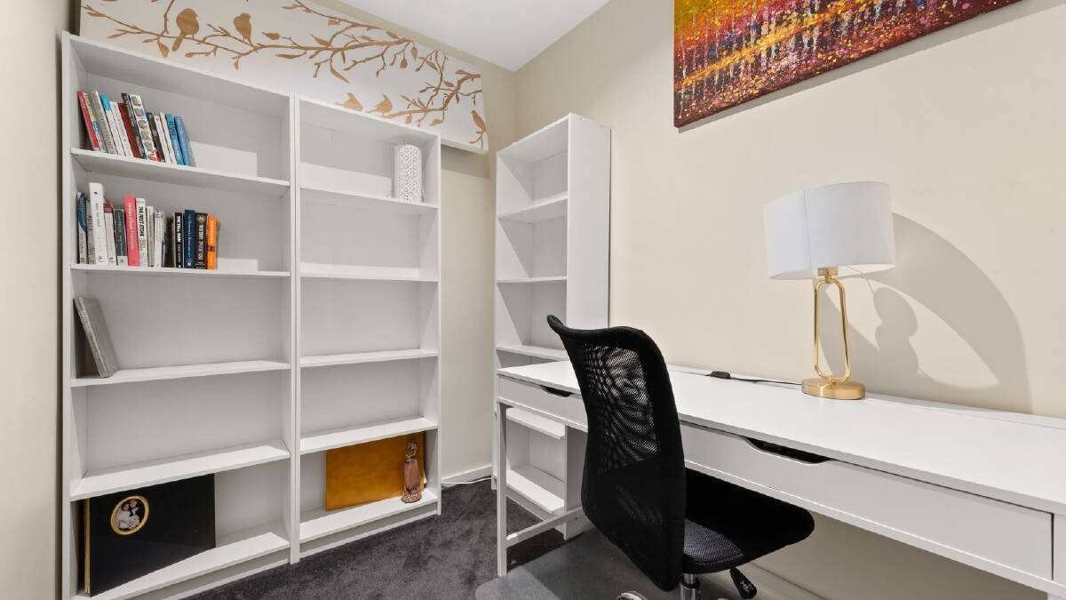 506/19 Marcus Clarke Street, City features a designated study, plus an extra study nook. Picture: Hive Property Canberra