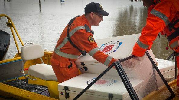 FLOOD RELIEF: The Salvation Army have provided over 40 thousand meals to evacuees and first responders since the start of the floods. Picture: The Salvation Army.