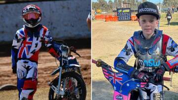 Greenhill's Sonny Spurgin is set to compete in the Australian Speedway under 16s 125cc individual and teams championships. Pictures supplied