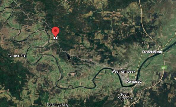 A man has suffered serious injuries after a single-vehicle crash near Kempsey. Picture, Google Maps. 