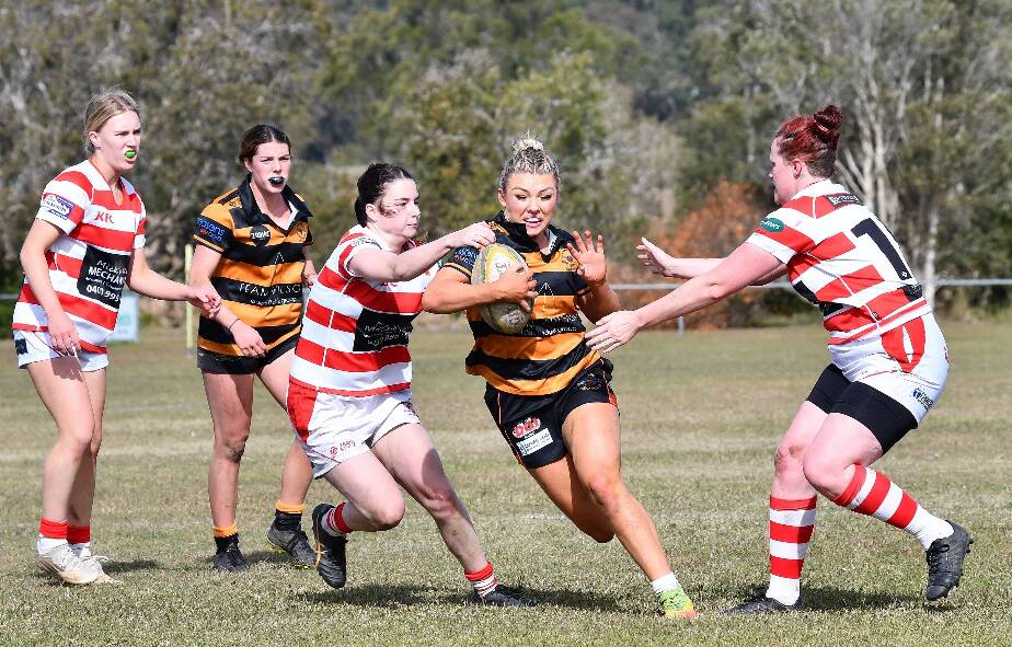 The Kempsey Cannonballs Women's side have made it through to the grand final. Picture of Ebony Sims: Penny Tamblyn