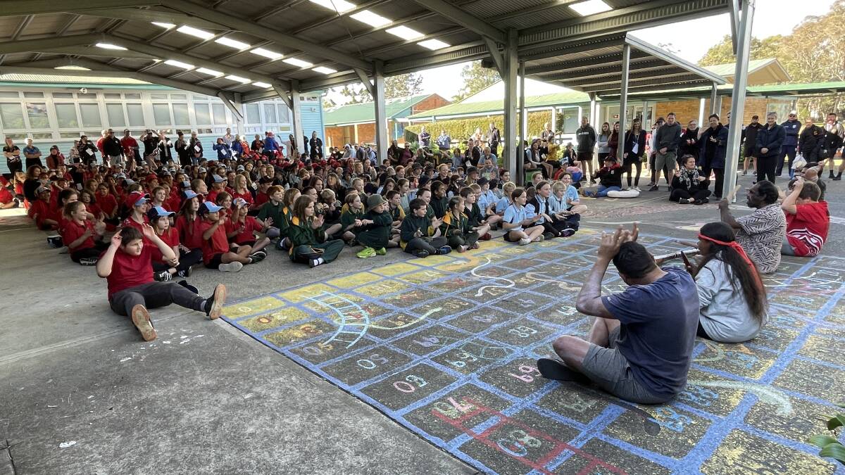 Students from various Macleay primary schools came together today (June 28) to celebrate NAIDOC Week.