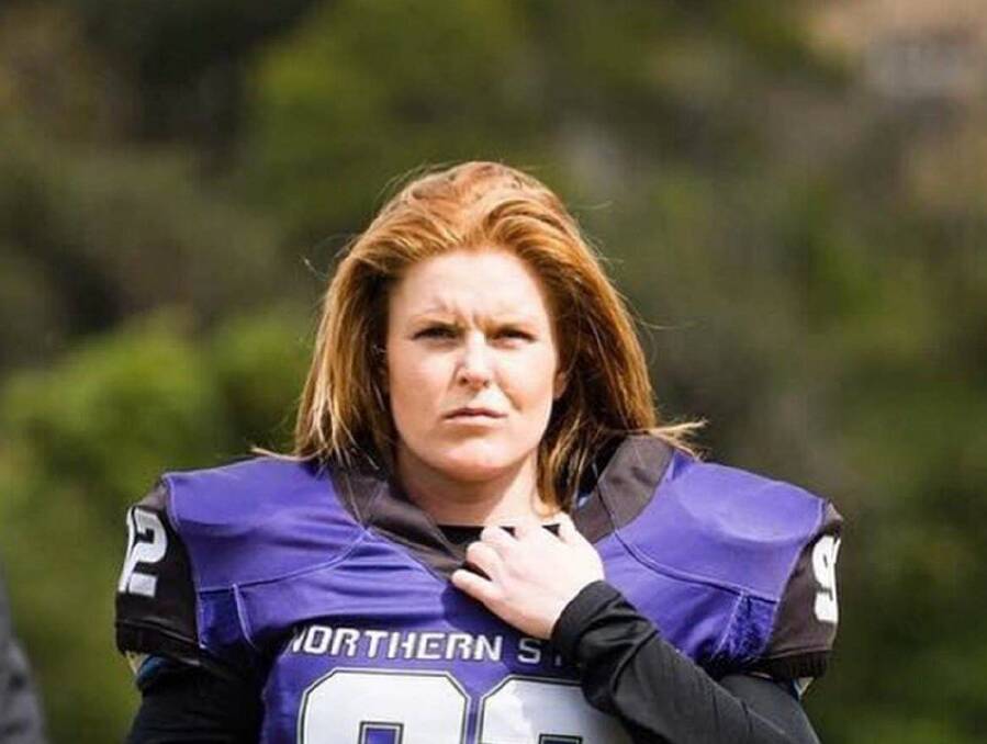 South West Rocks' Brooke Mugridge has been selected to represent Australia in gridiron. Photo: supplied