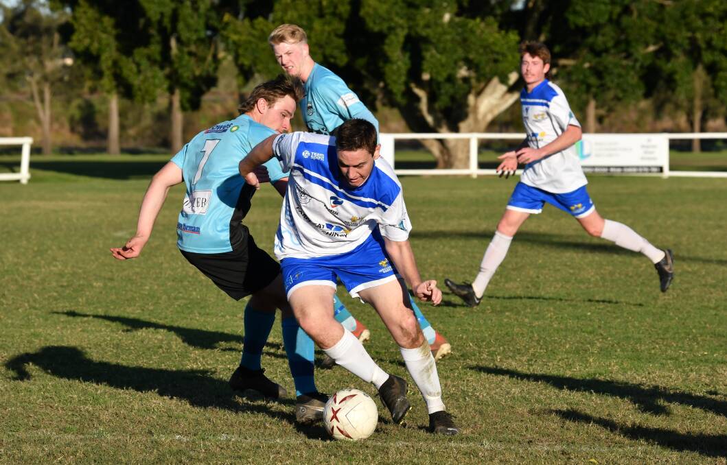 Macleay Valley Rangers celebrate sponsors and charity day with a 6-1 win over Taree Wildcats. Pictures: Penny Tamblyn 