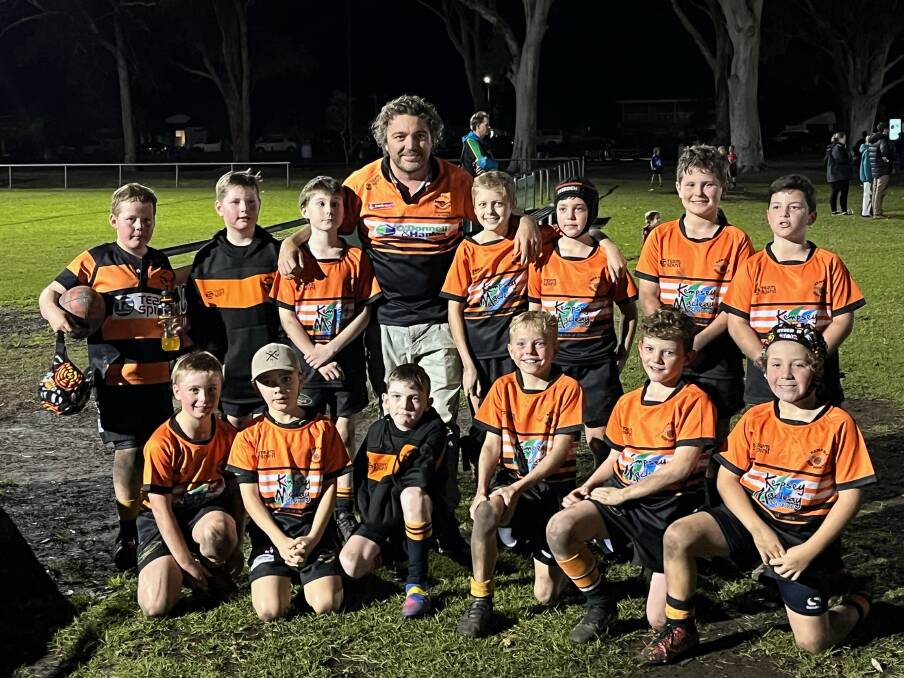 The Kempsey Cannonballs Under-10s have won their grand final against the Hastings Valley Vikings on Friday, August 5. Picture: Supplied
