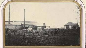 The sugar mill at Darkwater Creek (now Belmore River) in 1871 (State library of
New South Wales)