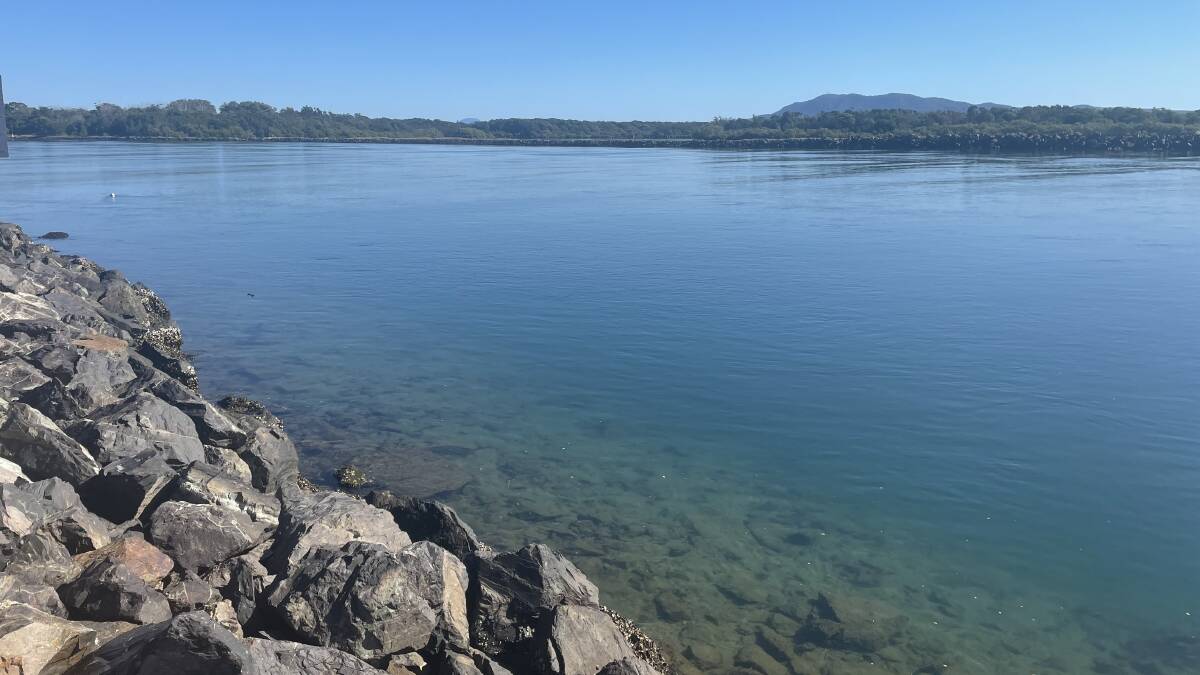 The Macleay River at South West Rocks looking 'crystal clear' close to the river mouth. Photo: Ellie Chamberlain