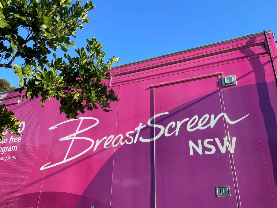 The van providing free mammograms will be located in Kempsey, near the public pool and skate park on Belgrave Street until the end of July, 2024. Picture supplied Mid North Coast Local Health District. 