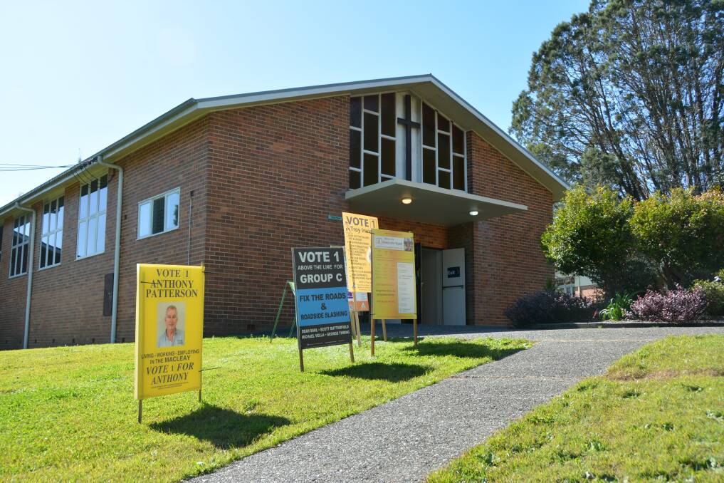 Pre-polling for the local council election is open at the Kempsey Anglican Church until this Friday (July 29). Picture: Emily Walker