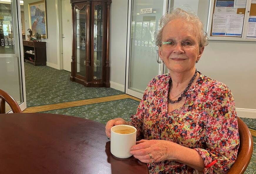 Rosemary Seam is one of the many aged care residents who will be making a postal vote for this year's state election. Picture by Emily Walker