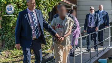 Conrad Peter Lardner was arrested for the alleged murder of David Vale last year. Picture supplied by NSW Police.