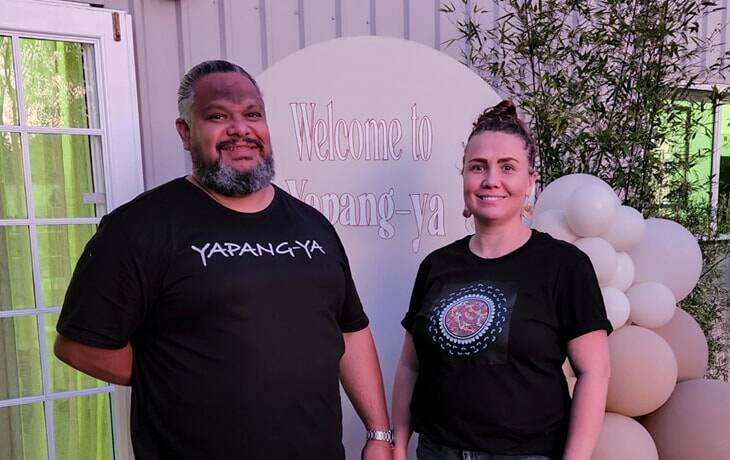 Macleay Valley couple Jason and Roxanne Ridgeway have combined native Australian ingredients and Indigenous artwork at their business, The Yapang-Ya Cafe & Art Gallery. Picture supplied