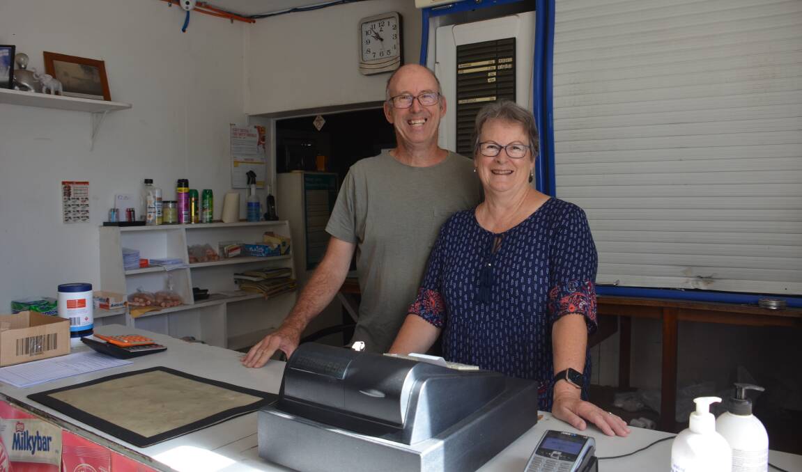 For 35 years Frank and Barbara Elphik have run the Kundabung General Store. But now the couple are ready to retire, with the store up for sale. Picture by Emily Walker 