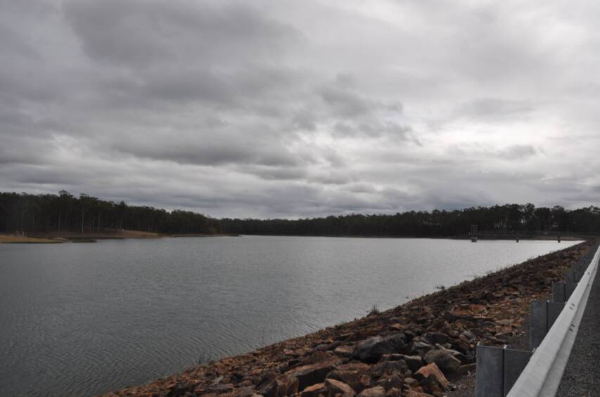 Steuart McIntyre Dam will be used to supply part of Kempsey and the Lower Macleay with water due to dry conditions and declining river levels. Picture by Ruby Pascoe