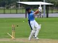 Nulla Cricket Club batsman Dylan Scott finished with two runs for his team. Picture by Penny Tamblyn