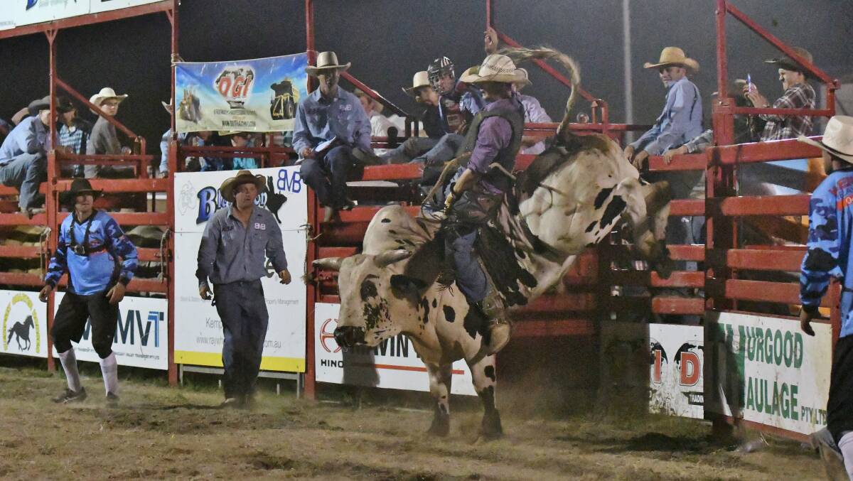 Exhilarating: Action from the 2017 Blue Moon Charity Bull Ride. Photos: Penny Tamblyn.
