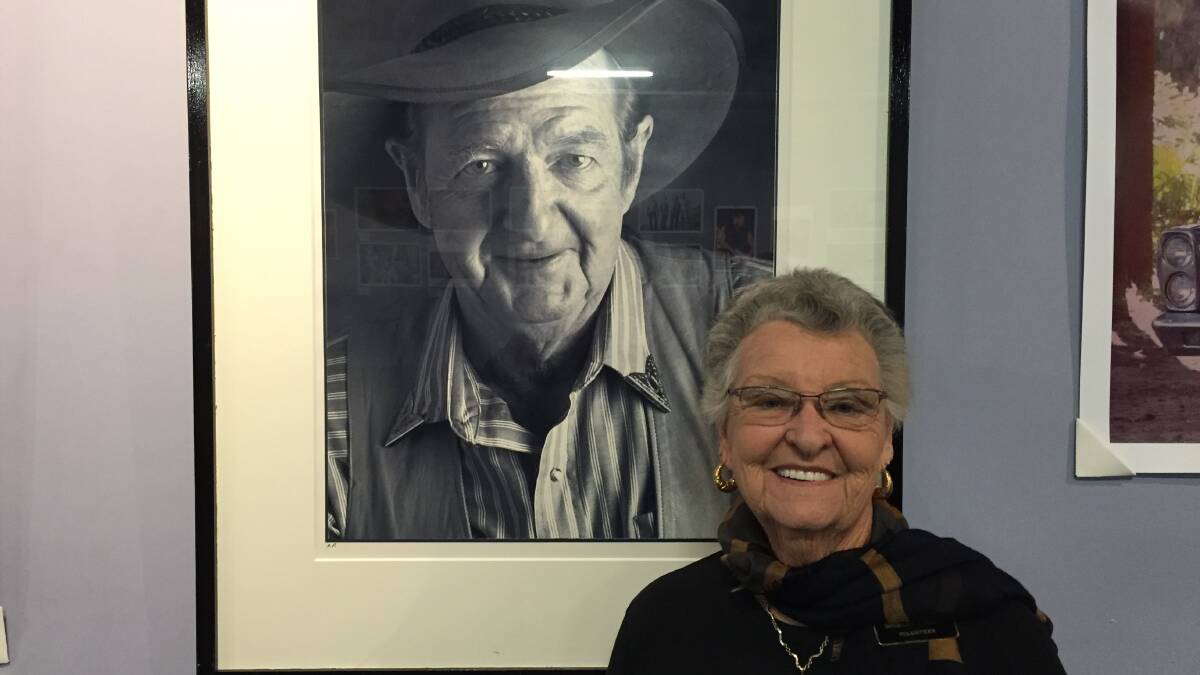 Shirley Thring loves the personal moments she shares with tourists while volunteering at the Slim Dusty Centre
