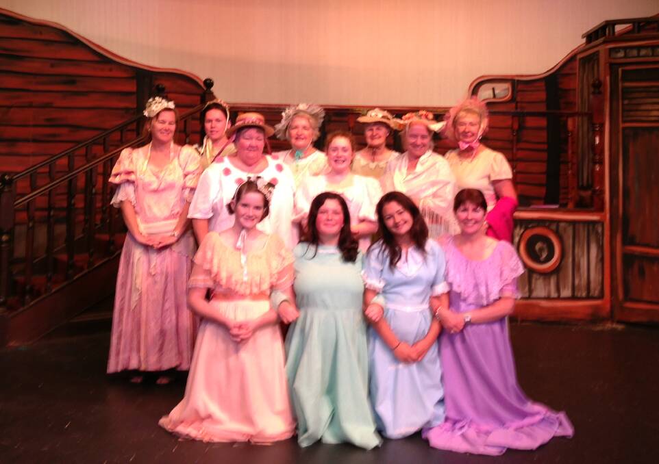SUPPORTING ROLE: The chorus from Greg Taylor's 2013 production of H.M.S. Pinafore. Photo: Kempsey Singers.
