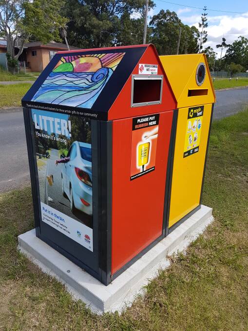BIN IT INSTEAD: Kempsey Shire Council recently received a $125,000 State Government NSW EPA grant to install new waste and recycling public litter bins in some of the Macleay's most littered areas and undertake local clean-ups with the community.