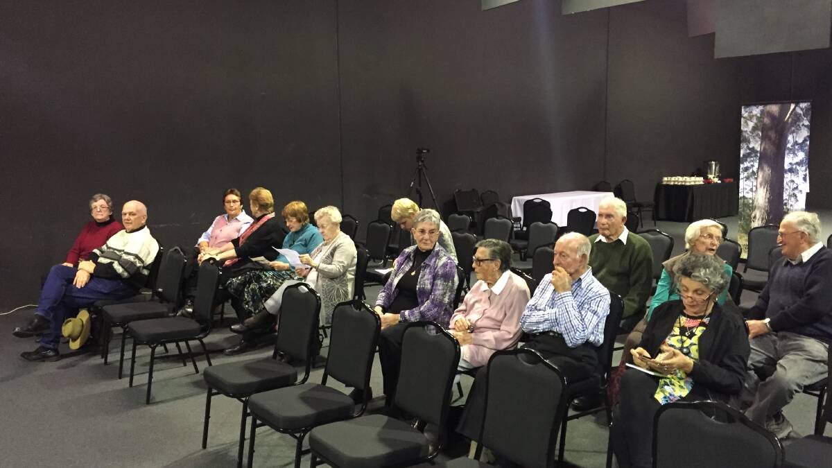 Inside the Slim Dusty Centre prior to the start of the maiden 'Billie Crawford Lecture'