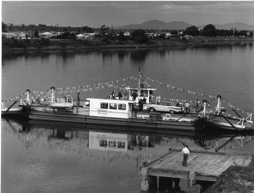 The Smithtown-Gladstone ferry on its last trip, June 1973 (Jim Brown MLA Collection, MRHS)