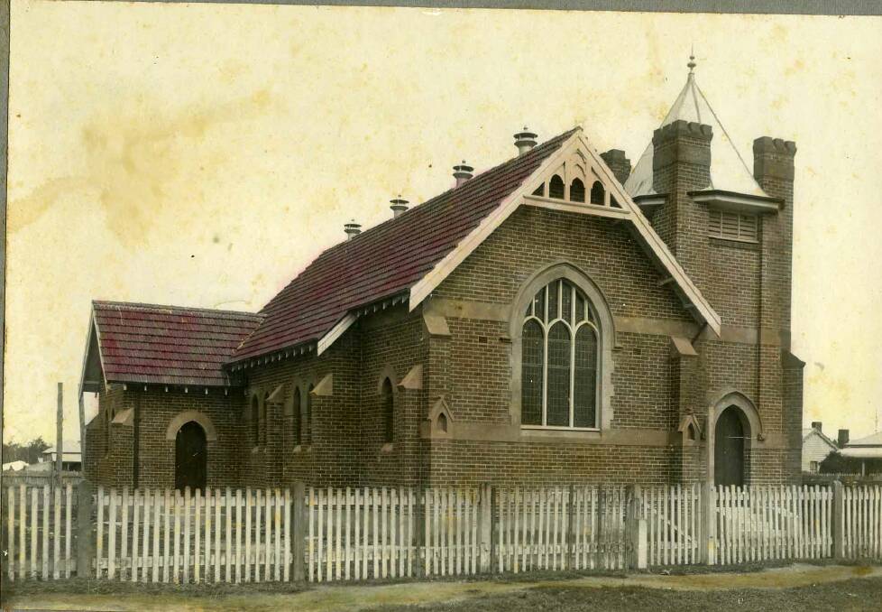 Gladstone Methodist (later Uniting) Church built in 1921 (McIlwain collection, MRHS)