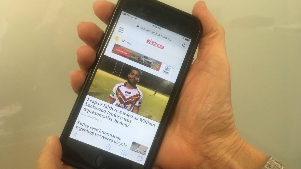 Stay in touch with what's around you with the Macleay Argus online