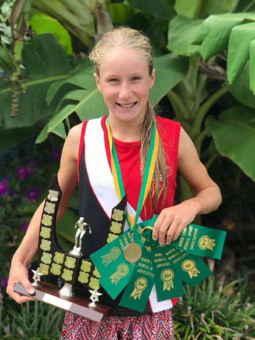 Cleo Schubert has won many awards since starting her sporting career at eight years of age. Photo: Supplied
