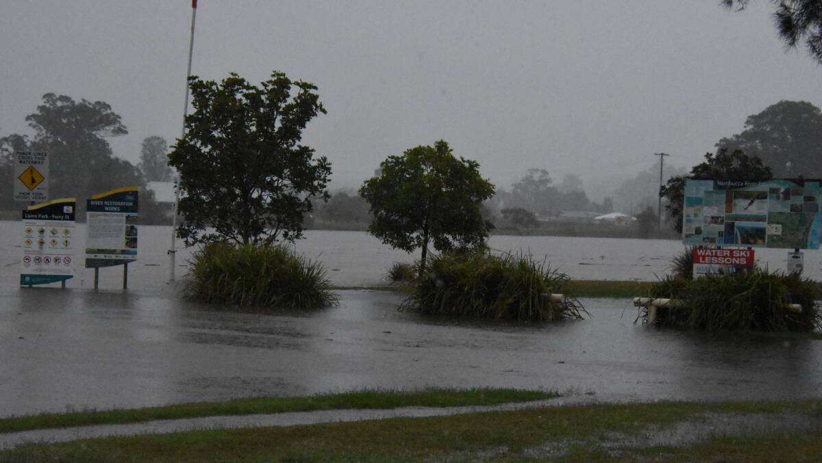 North Macksville - there's a boat ramp under the water there ... somewhere
