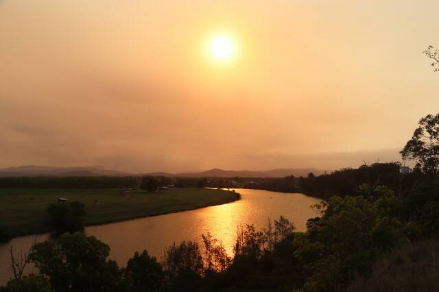 Black Summer & Beyond exhibition. Macleay River, photo by Jennifer Clarke