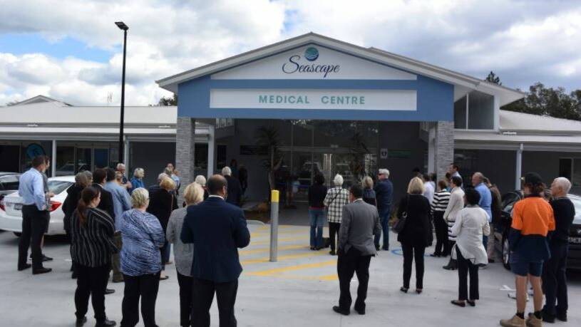 The official opening of the Seascape Medical Centre at South West Rocks in 2017
